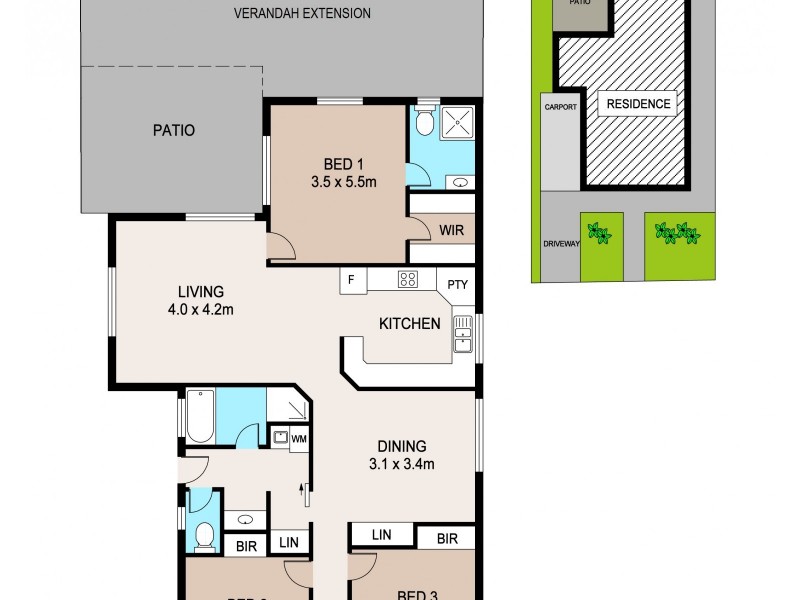 13 Fitzroy Court, Gunn NT 0832 Floorplan