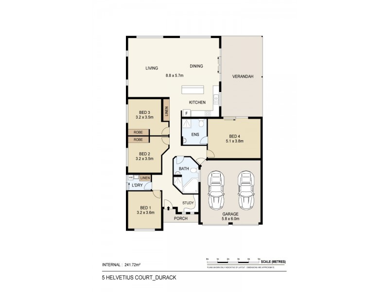 5 Helvetius Court, Durack NT 0830 Floorplan