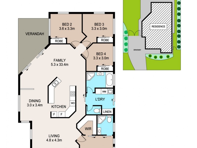 11 Kooyonga Parade, Durack NT 0830 Floorplan