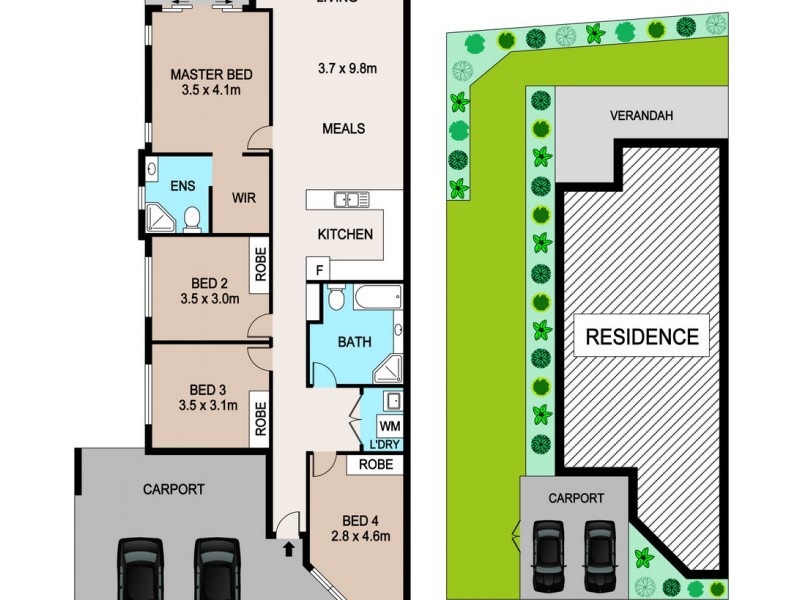 1/55 Odegaard Drive, Rosebery NT 0832 Floorplan