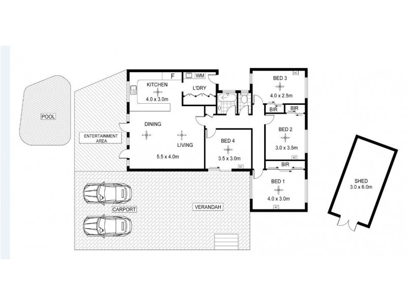 6 Parmentier Place, Moulden NT 0830 Floorplan