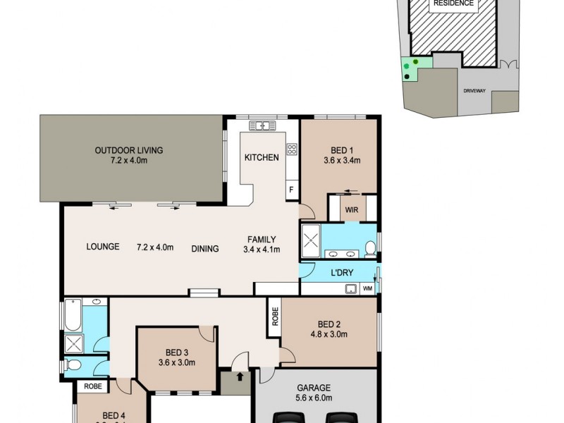 10 Seagar Court, Gray NT 0830 Floorplan