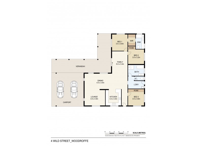 4 Wild Street, Woodroffe NT 0830 Floorplan