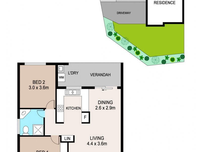 1/4 Wyatt Street, Gray NT 0830 Floorplan