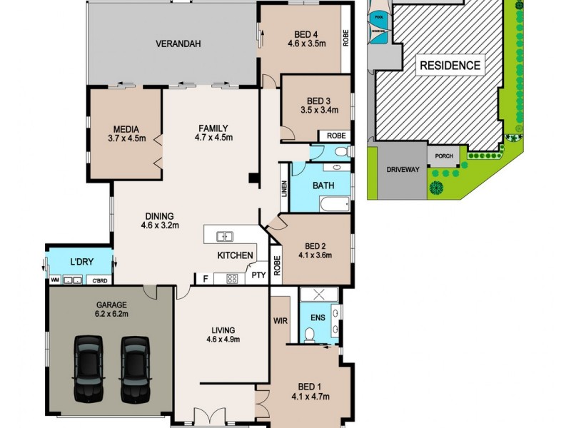9 Savage Close, Farrar NT 0830 Floorplan