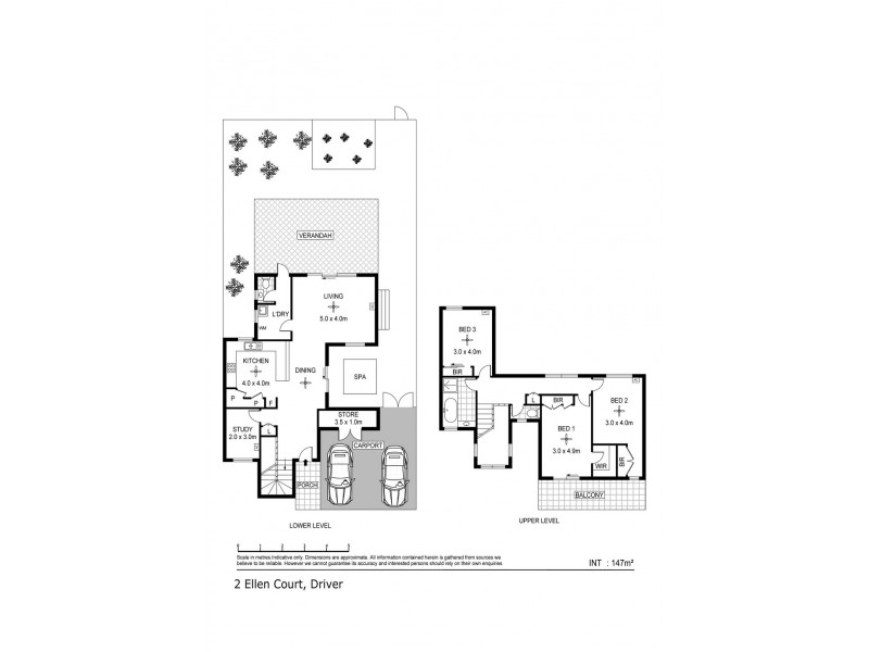 2 Ellen Court, Driver NT 0830 Floorplan