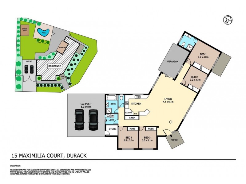 15 Maximilia Court, Durack NT 0830 Floorplan
