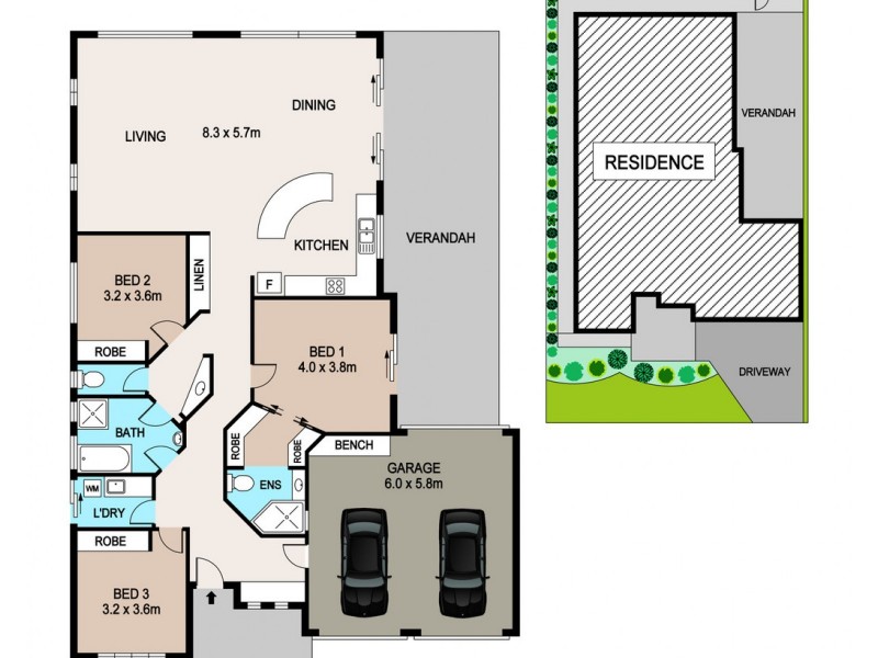 19 Piper Court, Durack NT 0830 Floorplan