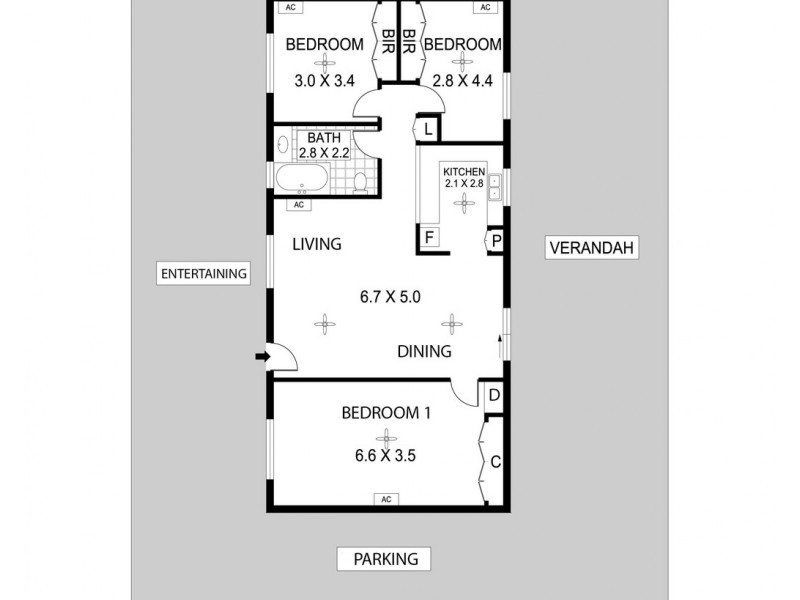 19 Gunter Circuit, Woodroffe NT 0830 Floorplan