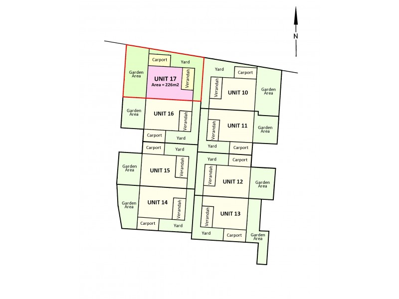 17/16 McGuire Gardens, Moulden NT 0830 Floorplan