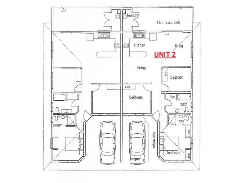 2/51 Hutchison Terrace, Bakewell NT 0832 Floorplan