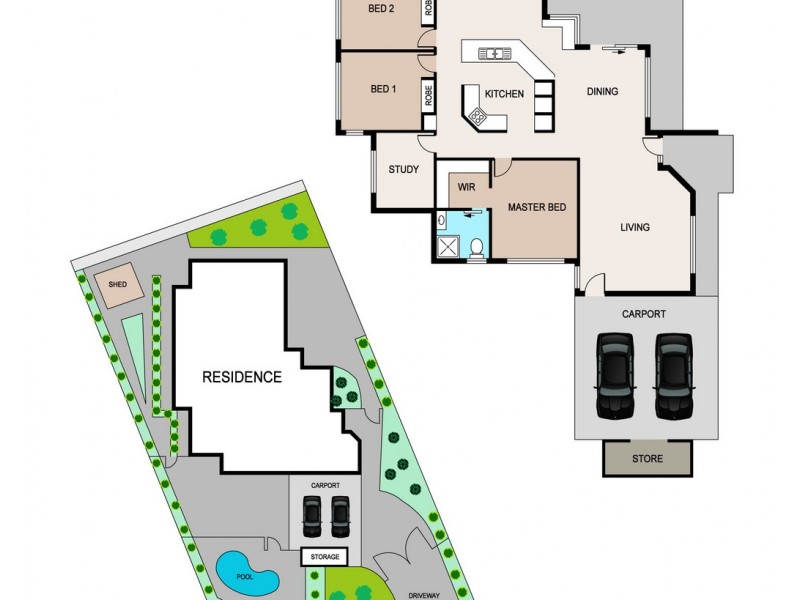 1 Odegaard Drive, Rosebery NT 0832 Floorplan