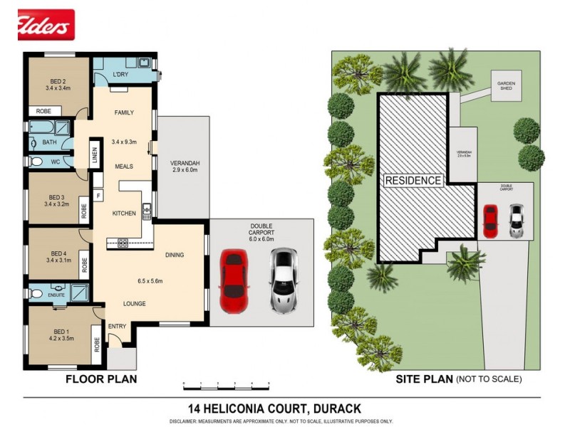 14 Heliconia Court, Durack NT 0830 Floorplan