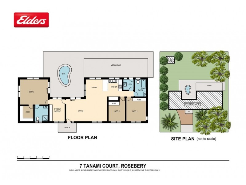 7 Tanami Court, Rosebery NT 0832 Floorplan