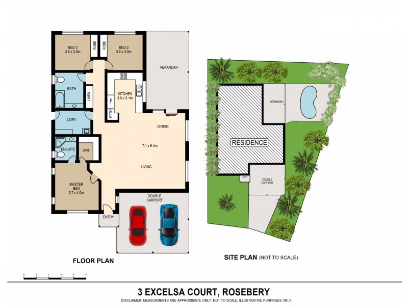 3 Excelsa Court, Rosebery NT 0832 Floorplan