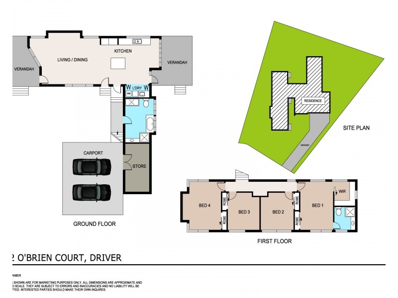 12 O’Brien Court, Driver NT 0830 Floorplan