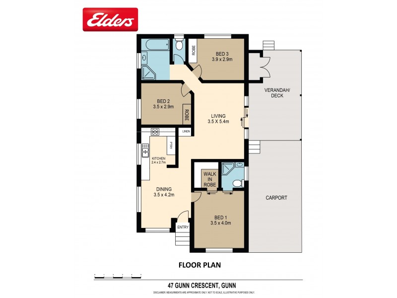 47 Gunn Crescent, Gunn NT 0832 Floorplan