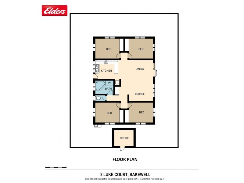 2 Luke Court, Bakewell NT 0832 Floorplan
