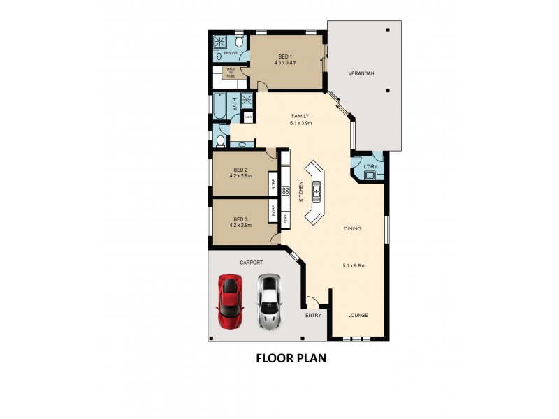 68 Emery Avenue, Woodroffe NT 0830 Floorplan