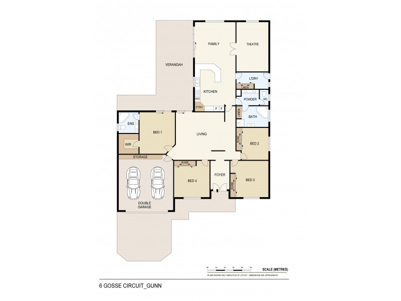 6 Gosse Circuit, Gunn NT 0832 Floorplan