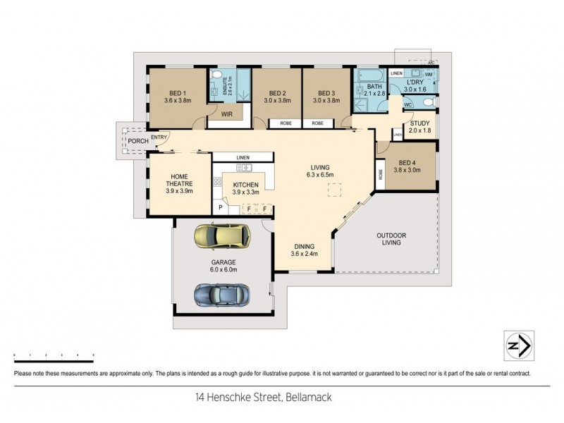 14 Henschke Street, Bellamack NT 0832 Floorplan