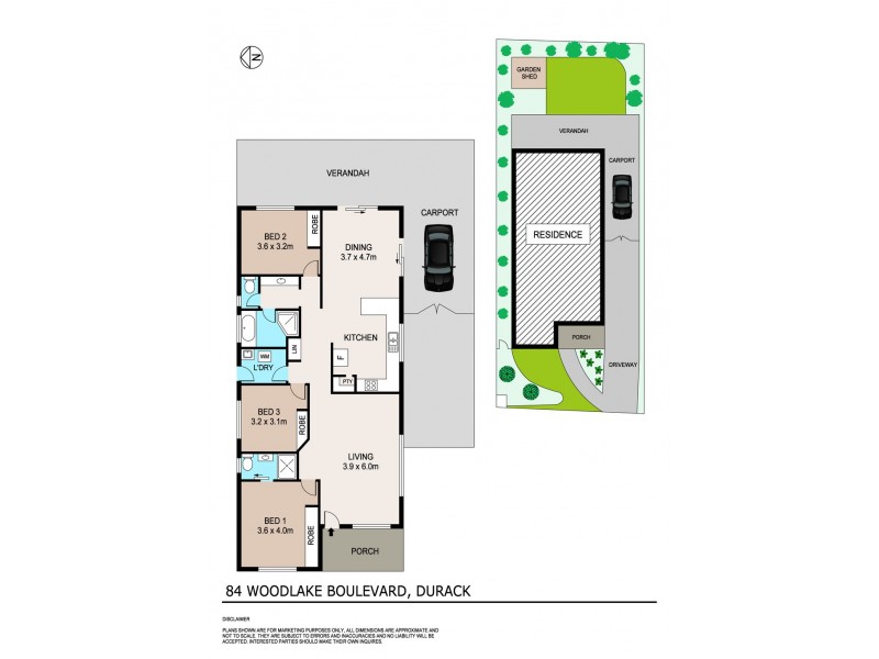 84 Woodlake Boulevard, Durack NT 0830 Floorplan