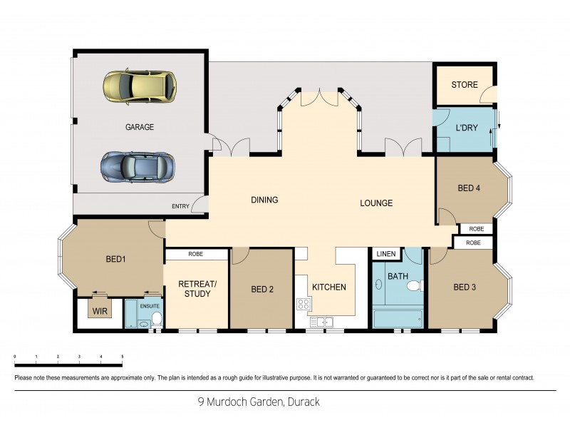 9 Murdoch Gardens, Durack NT 0830 Floorplan