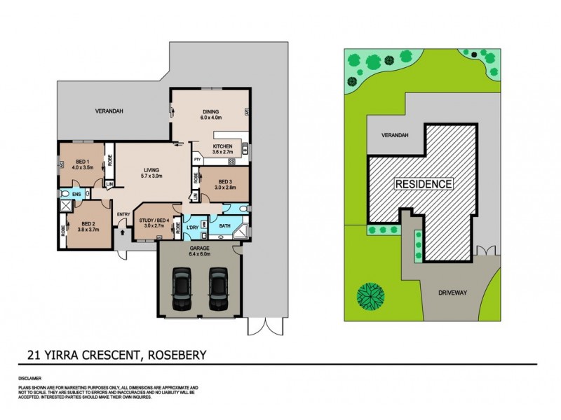 21 Yirra Crescent, Rosebery NT 0832 Floorplan