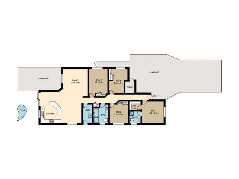 3 Alexandra Court, Durack NT 0830 Floorplan