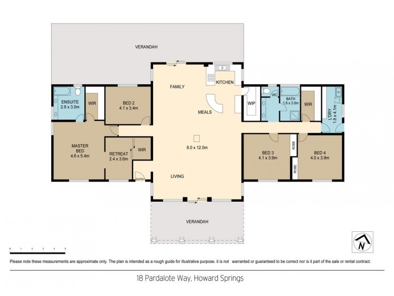18 Pardalote Way, Howard Springs NT 0835 Floorplan
