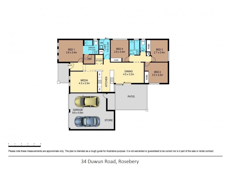 34 Duwun Road, Rosebery NT 0832 Floorplan