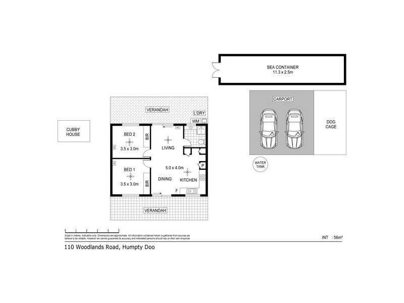 110 Woodlands Road, Humpty Doo NT 0836 Floorplan