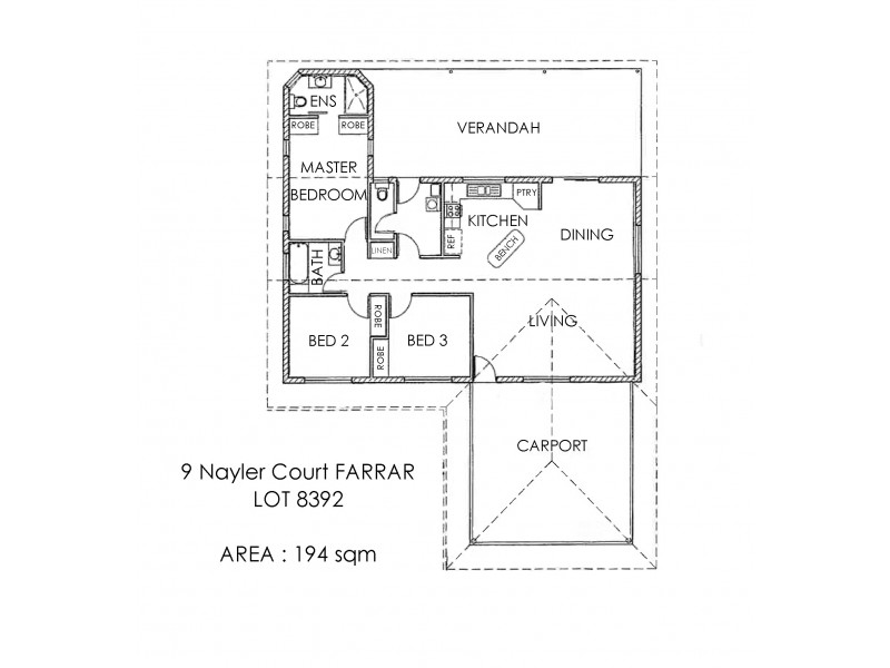 9 Nayler Court, Farrar NT 0830 Floorplan