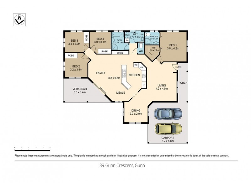 39 Gunn Crescent, Gunn NT 0832 Floorplan