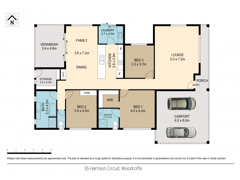 35 Harrison Circuit, Woodroffe NT 0830 Floorplan