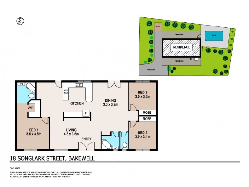 18 Songlark Street, Bakewell NT 0832 Floorplan