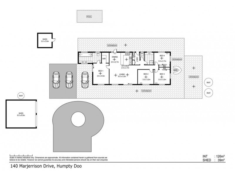 140 Marjerrison Drive, Humpty Doo NT 0836 Floorplan