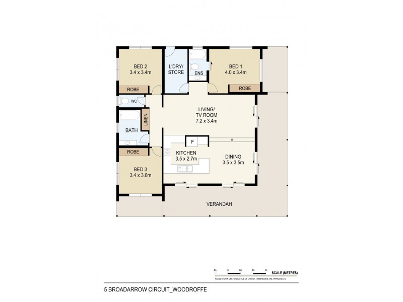 5 Broadarrow Circuit, Woodroffe NT 0830 Floorplan