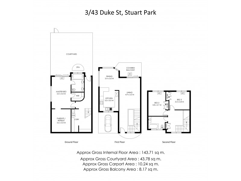 3/43 Duke Street, Stuart Park NT 0820 Floorplan