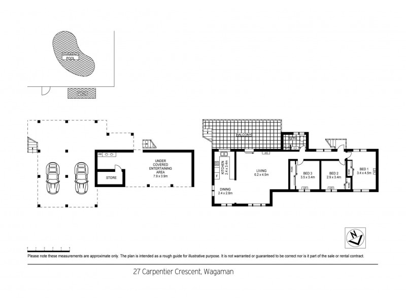 27 Carpentier Crescent, Wagaman NT 0810 Floorplan