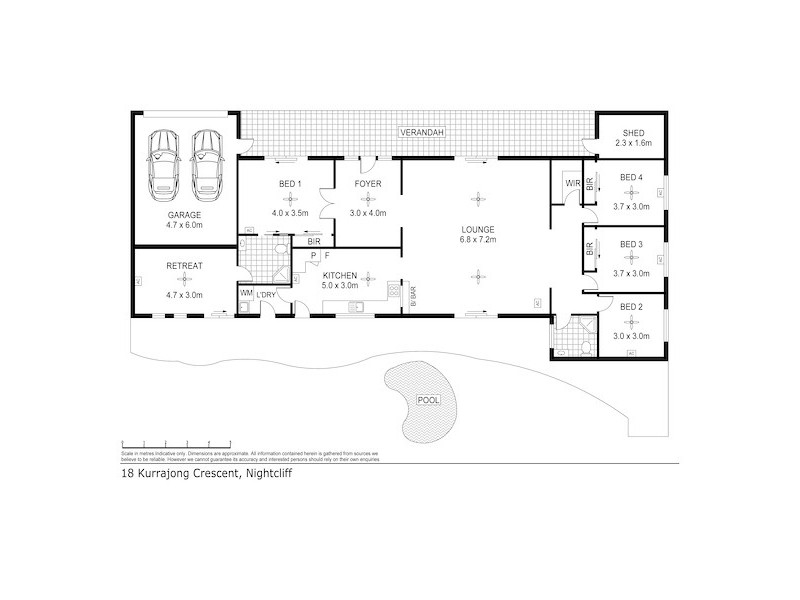 18 Kurrajong Crescent, Nightcliff NT 0810 Floorplan