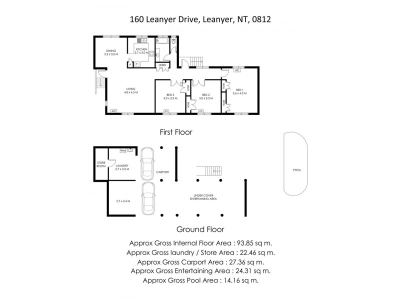 160 Leanyer Drive, Leanyer NT 0812 Floorplan