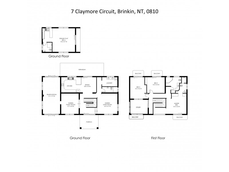 7 Claymore Circuit, Brinkin NT 0810 Floorplan
