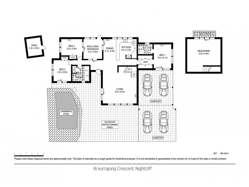 16 Kurrajong Crescent, Nightcliff NT 0810 Floorplan