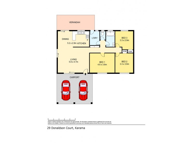 29 Donaldson Court, Karama NT 0812 Floorplan