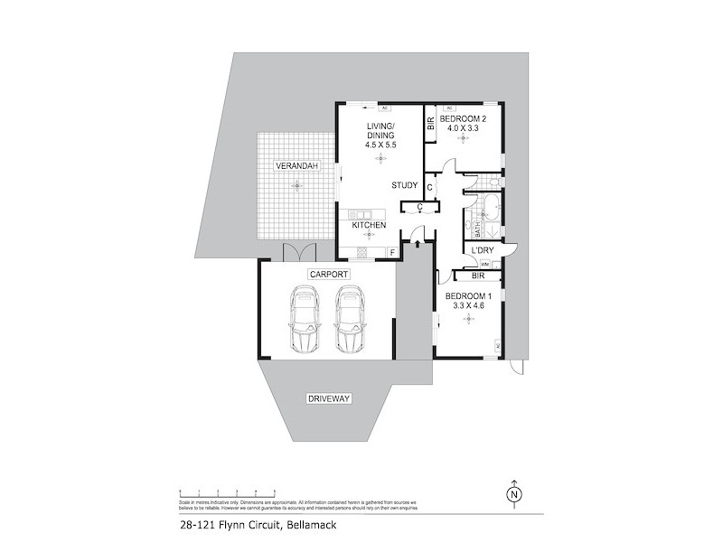 28/121 Flynn Circuit, Bellamack NT 0832 Floorplan