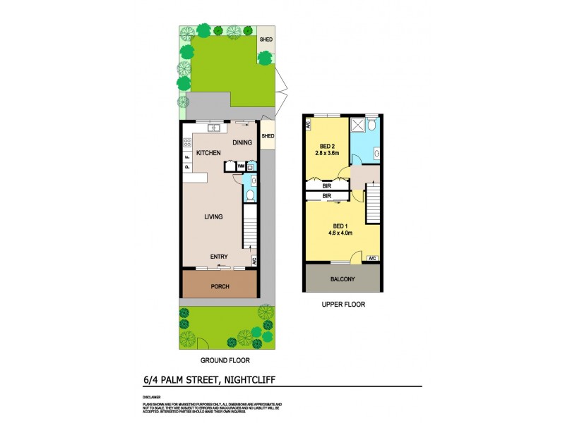 6/4 Palm Street, Nightcliff NT 0810 Floorplan