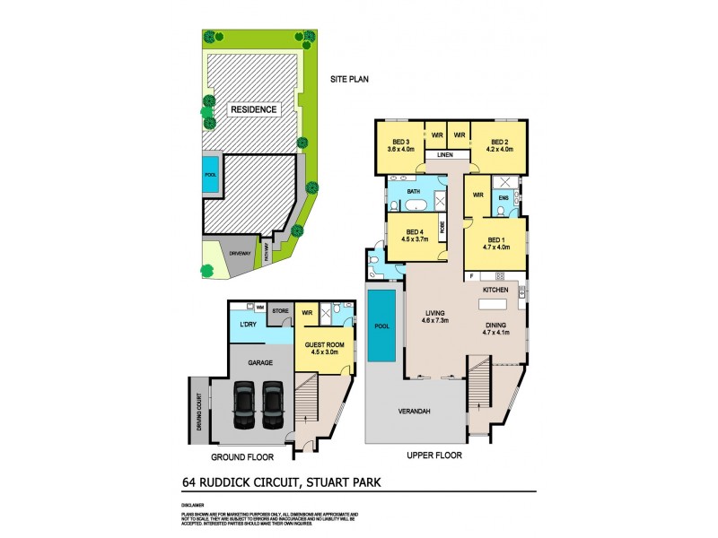 64 Ruddick Circuit, Stuart Park NT 0820 Floorplan