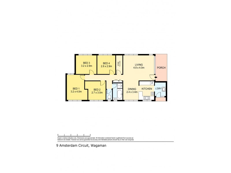 9 Amsterdam Circuit, Wagaman NT 0810 Floorplan