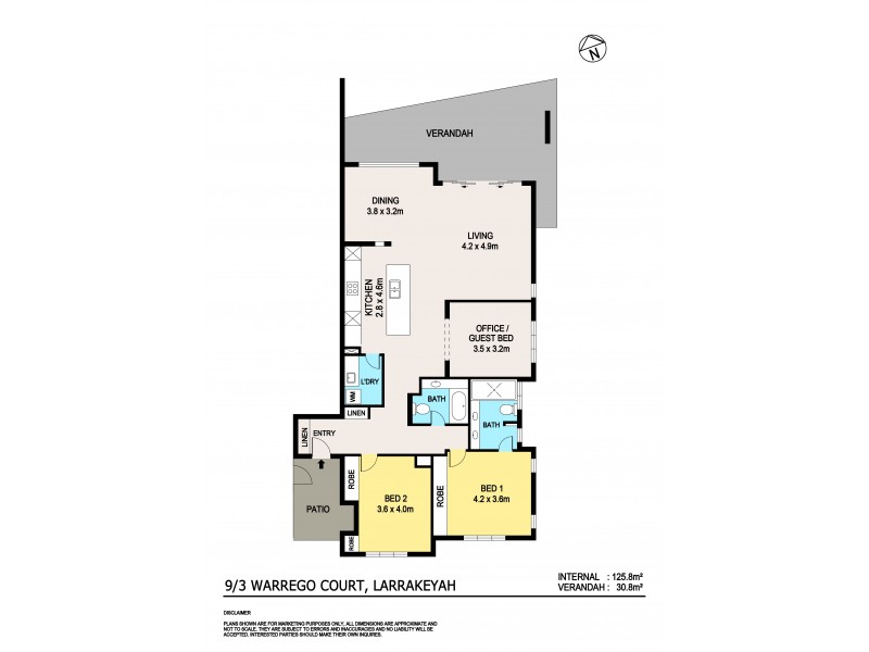 9/3 Warrego Court, Larrakeyah NT 0820 Floorplan